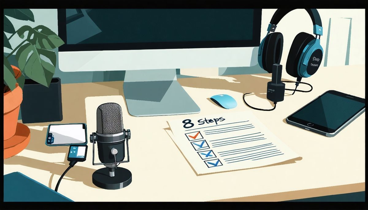 Podcast Başlatma Kılavuzu: Konseptten Yayına Kadar 8 Adım