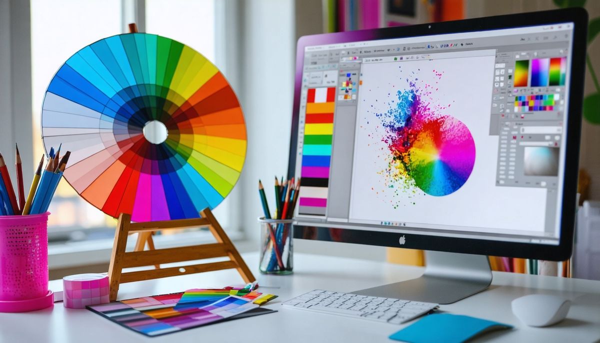 Görsel Tasarımda Renk Uyumları: Tasarım Renkleri ile Etkileyici Grafik Tasarım Y