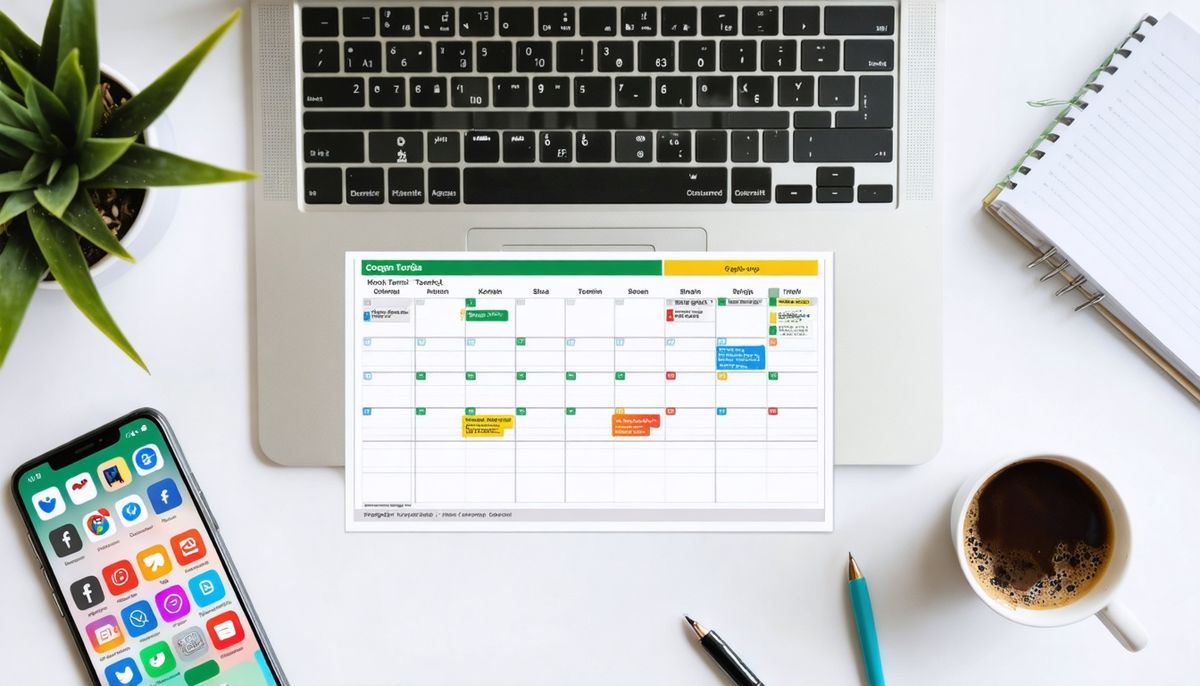 Aylık İçerik Takvimi Oluşturma Adımları + Google Sheets Şablonu