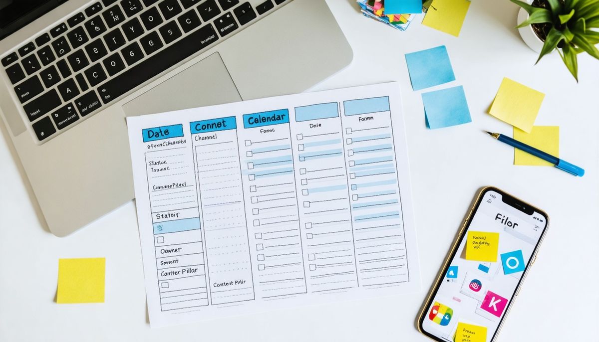 6 Aylık İçerik Takvimi Şablonu ve KPI İzleme Rehberi